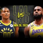 Los Angeles Lakers vs Indiana Pacers Full Game Highlights | Nov 28, 2022 | FreeDawkins