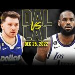 Los Angeles Lakers vs Dallas Mavericks Full Game Highlights | NBA Christmas 2022 | FreeDawkins