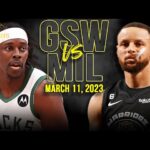 Golden State Warriors vs Milwaukee Bucks Full Game Highlights | March 11, 2023 | FreeDawkins