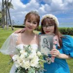 中川翔子　ハワイで「結婚式」報告　ウェディング姿披露に「美しい」「リアルラプンツェル」の声