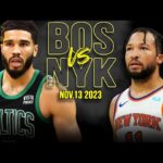 Boston Celtics vs New York Knicks Full Game Highlights | Nov 13, 2023 | FreeDawkins